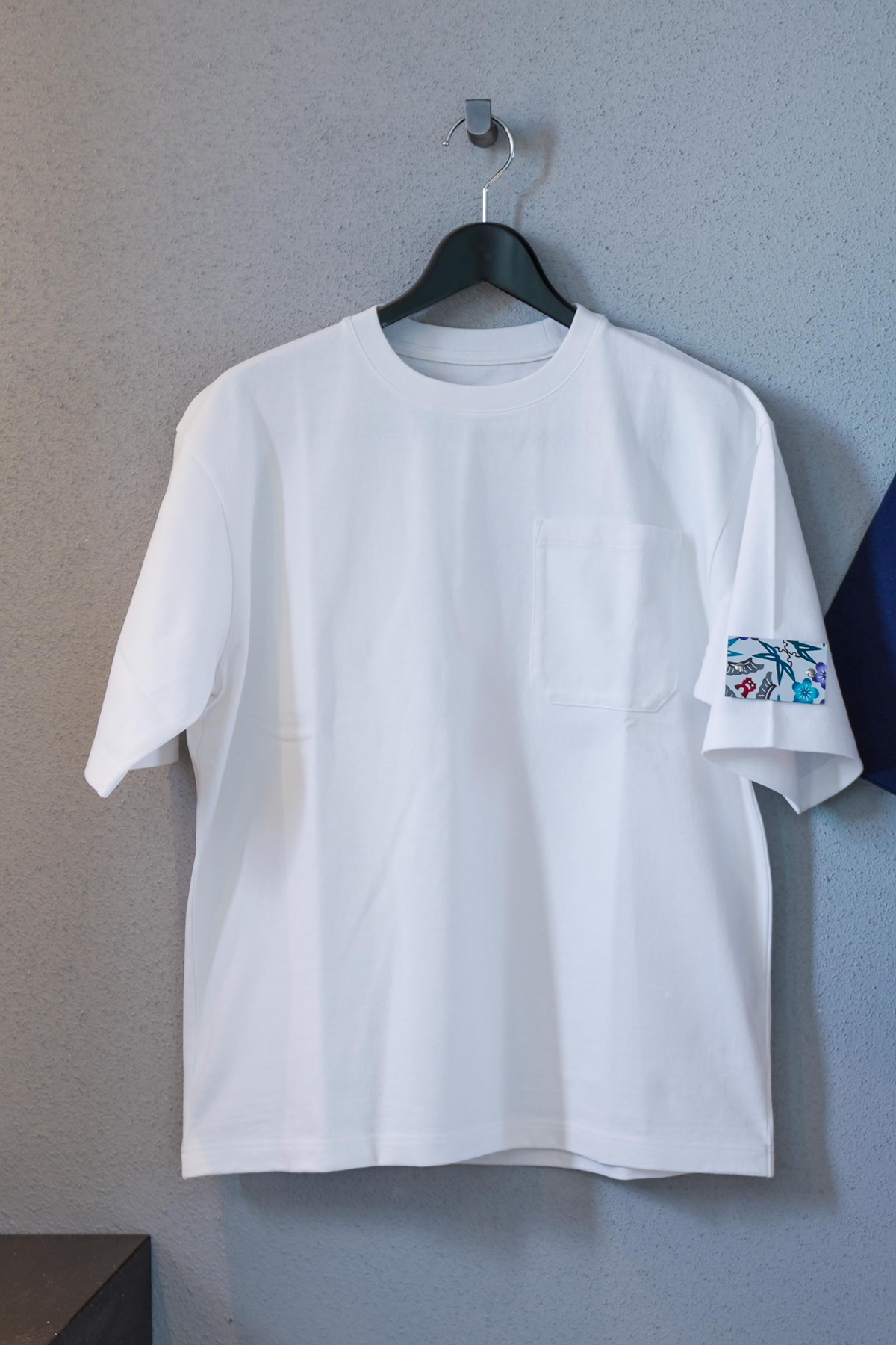Bin. レザーパッチ ヘビーウェイト天竺オーバーTシャツ -BINGATA