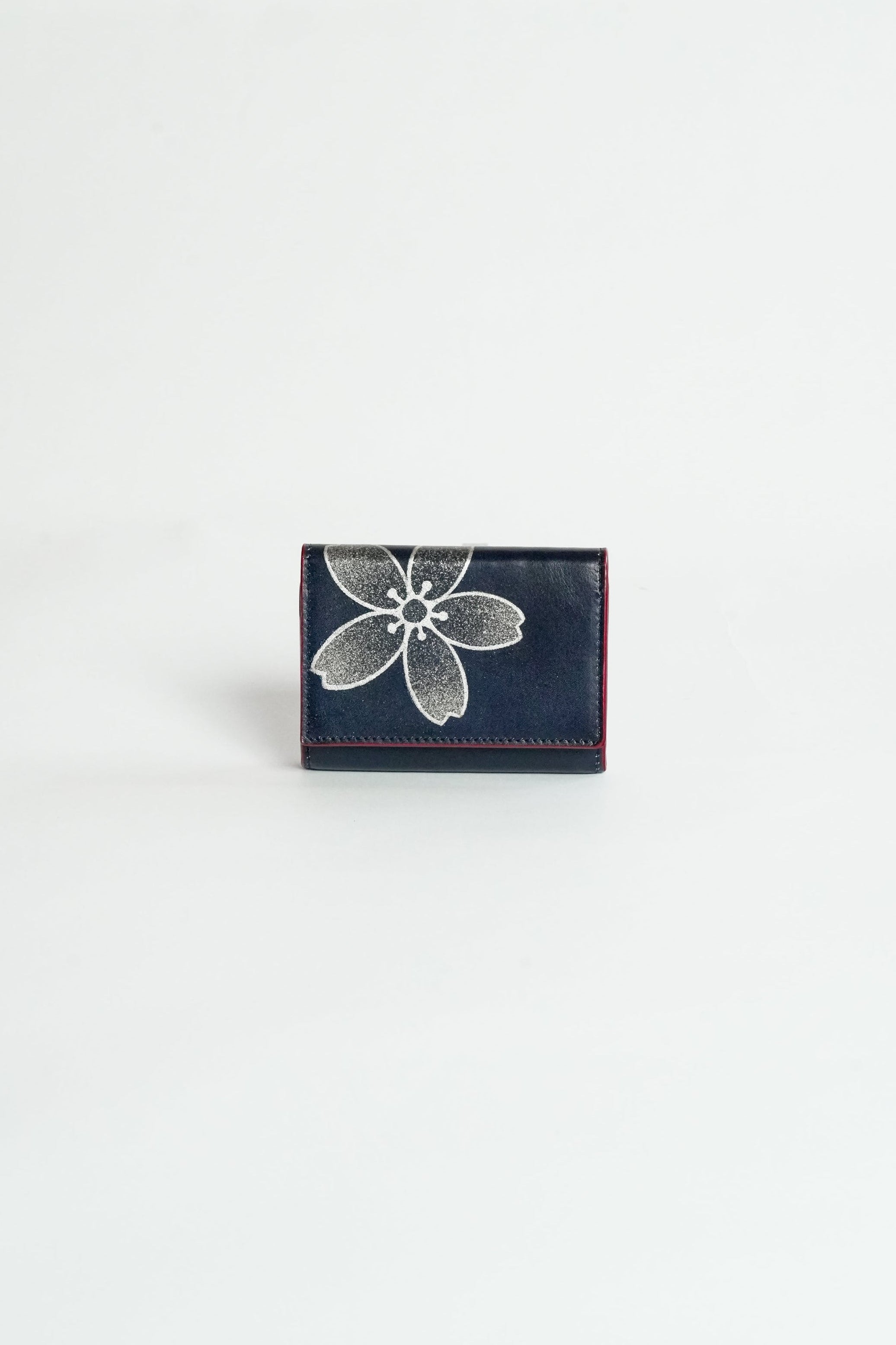 カードケース [KYOTO YUZEN]　桜・黒 -  潮田金彩工芸