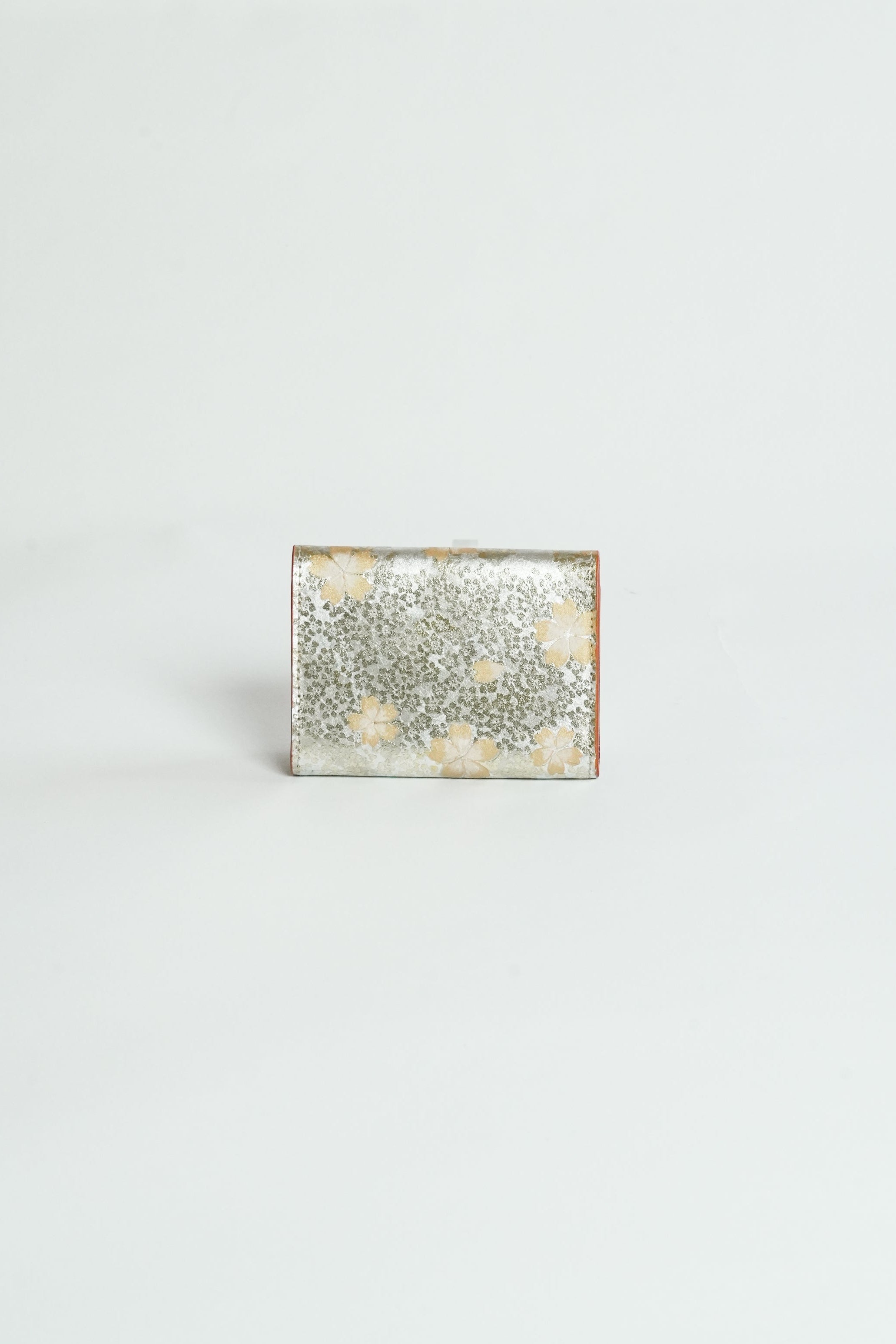 カードケース [KYOTO YUZEN]　桜 黄・シルバー　谷口尚之