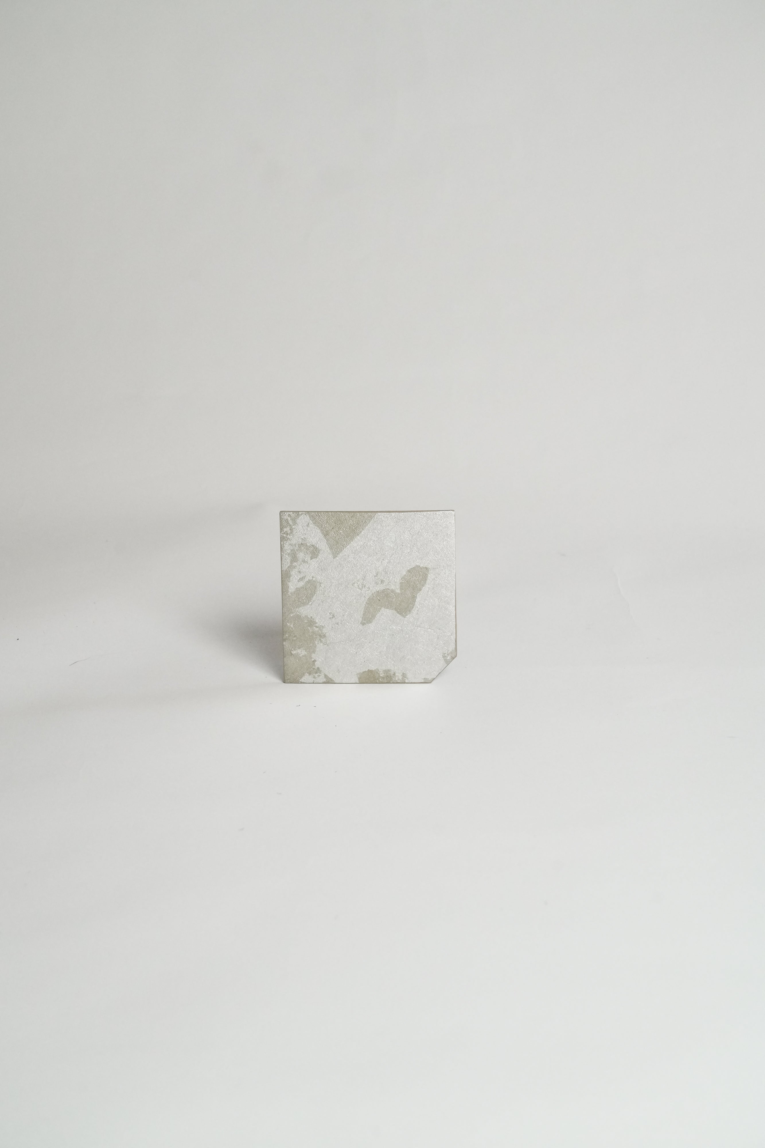 issen レザーコースター [HAKU]　銀