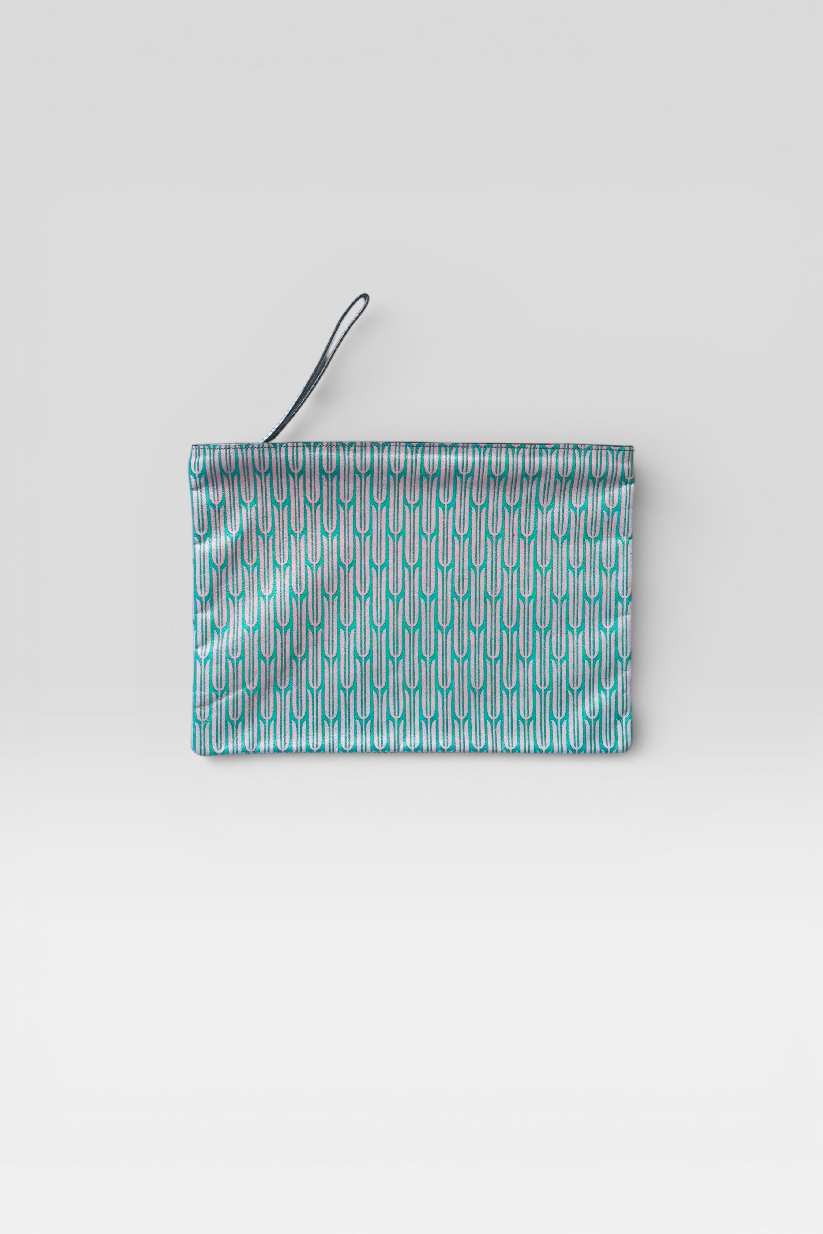 クラッチバッグ　[手捺染]  伊砂文様