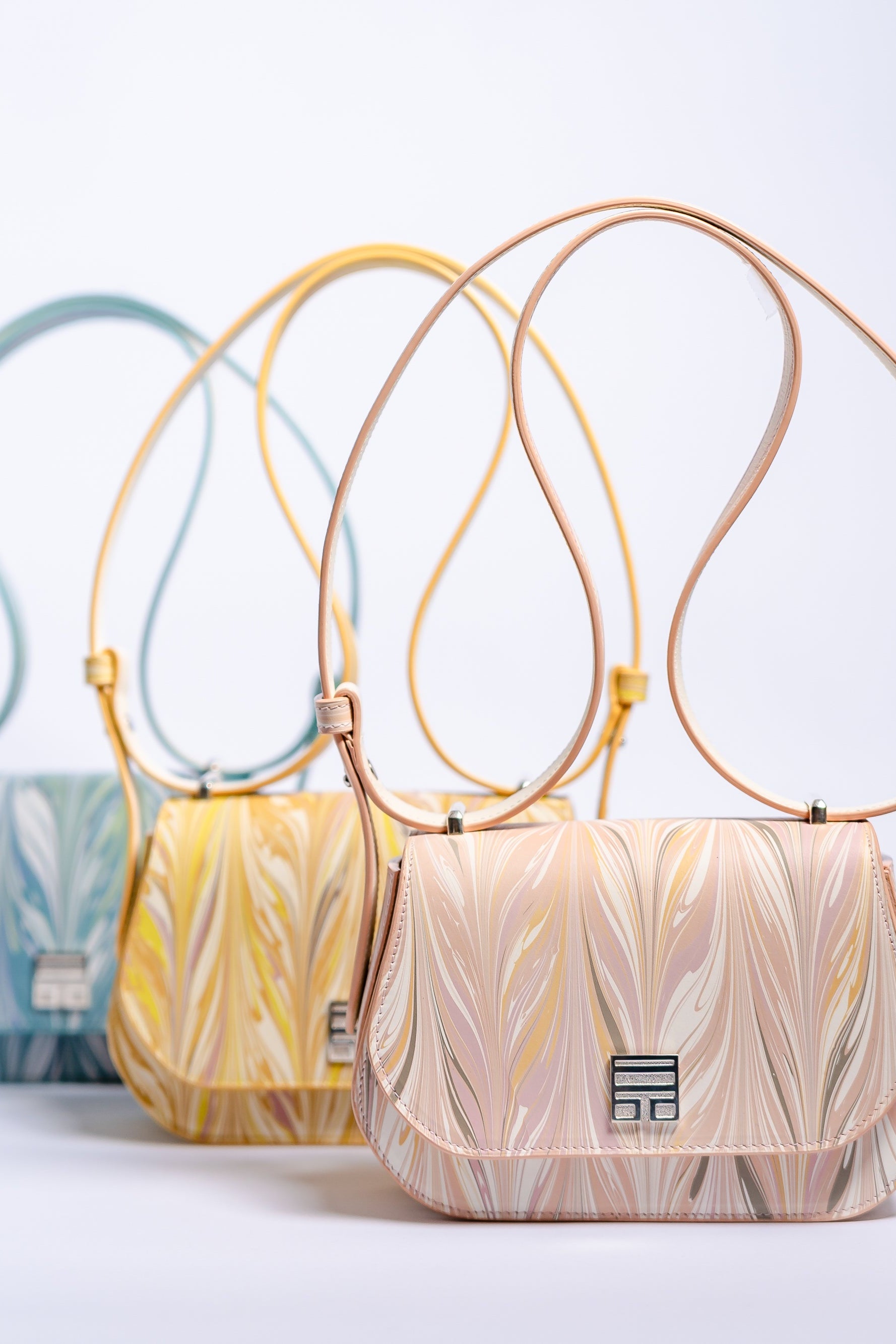 パーティーバッグ / Marbling [YABANE] / BLUE