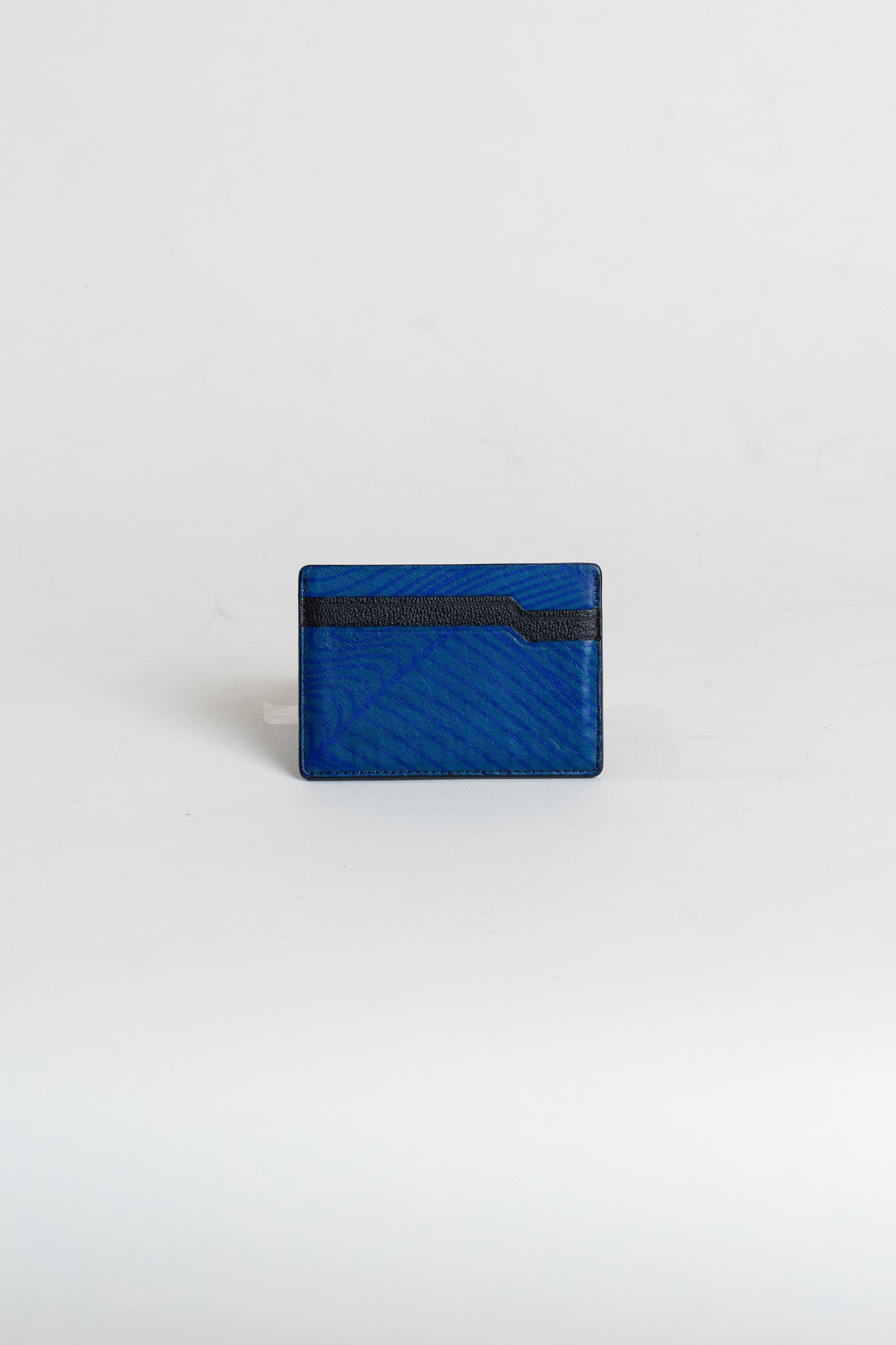 薄型カードケース [手捺染] 流動 青