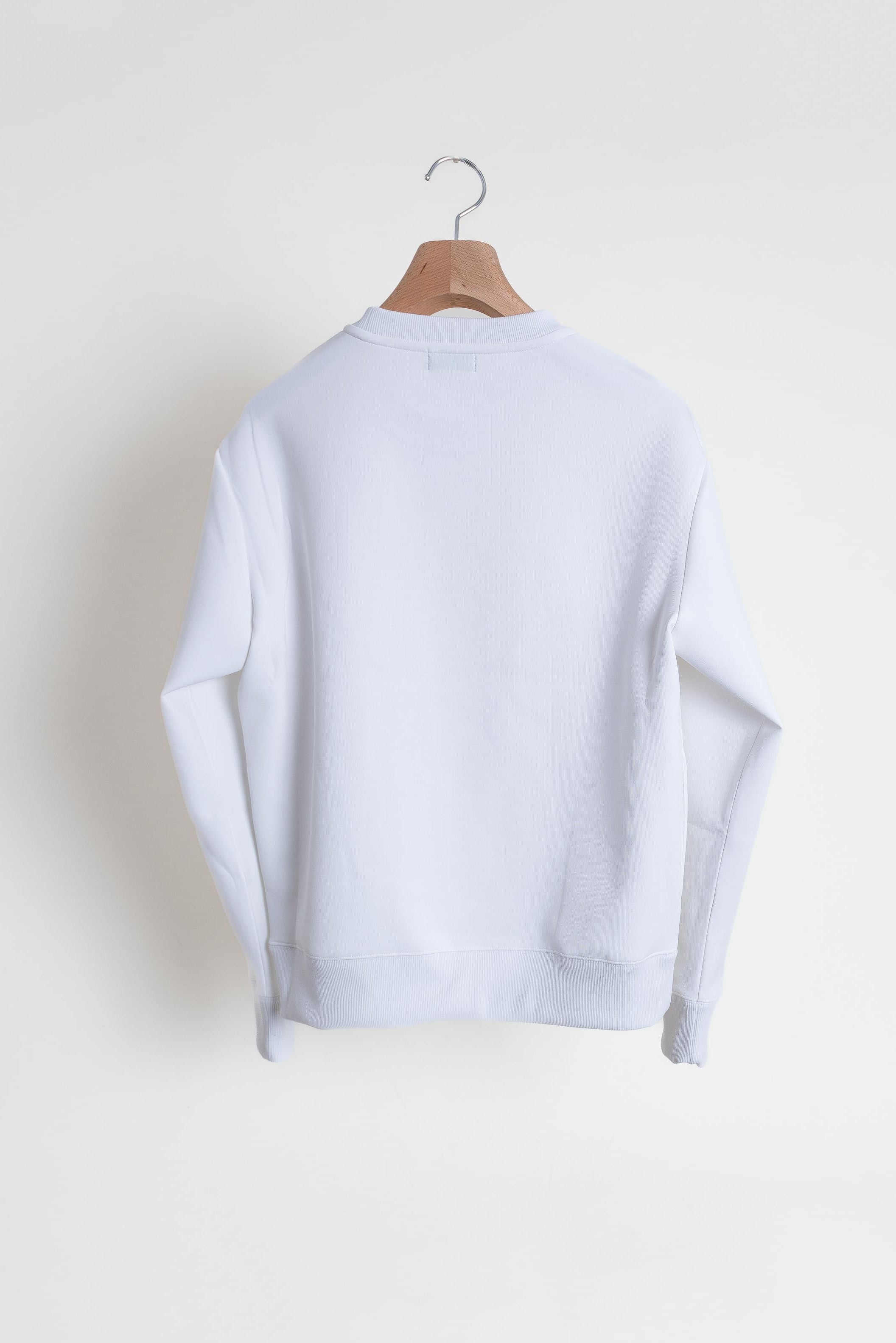 レザーパッチ　ダンボールニット・トレーナー