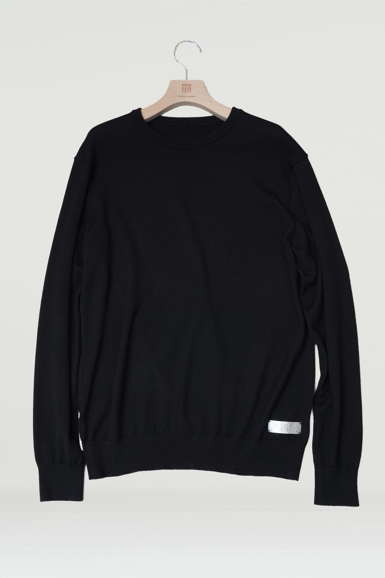 アラシャンカシミヤ　クルーネックセーター　メンズ